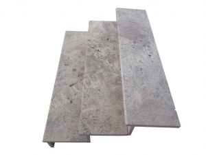 Travertin Silver Marche Escalier 120 cm
