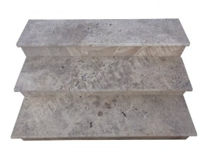 Travertin Silver Marche Escalier 120 cm