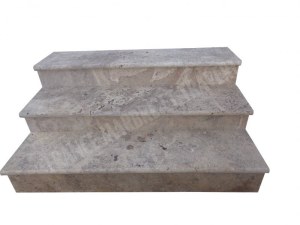 Travertin Silver Marche Escalier 120 cm