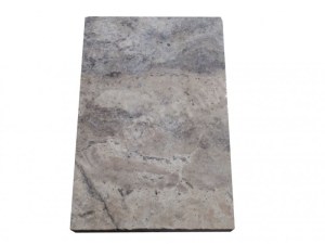 Travertin Silver Margelle de Piscine Bord Droit 30,5x61 cm