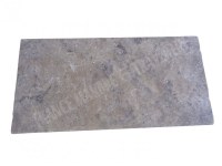 Travertin Silver Margelle de Piscine Bord Droit 30,5x61 cm