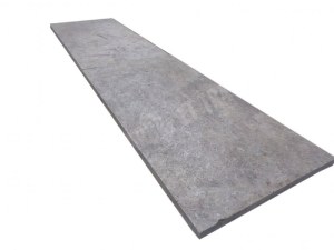 Travertin Silver Margelle de Piscine Droit 30,5x61 cm