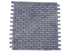 Travertin Silver Mosaique 1x3 cm