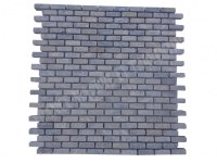 Travertin Silver Mosaique 1x3 cm