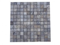 Travertin Silver Mosaïque 2,3x2,3 cm