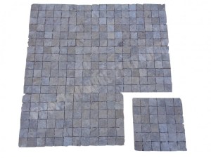 Travertin Silver Mosaique Irrégulier 4,8x4,8 cm