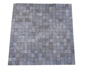 Travertin Silver Mosaique 4,8x4,8 cm