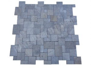 Travertin Silver Mosaïque Modelé Big Opus Romain