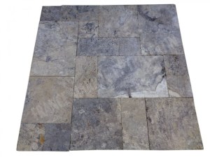 Travertin Silver Opus Romain