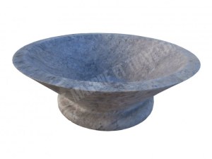 Travertin Gris Silver Vasque Modèle Assiette Hauteur : 15 cm Qualité : 1’er Choix Diamè...