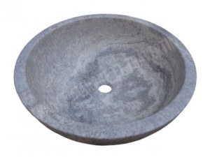 Travertin Gris Silver Vasque Modèle Bol 1er choix