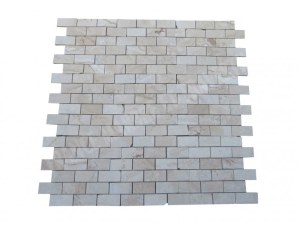 Travertin Ivoire Mosaïque 4,8x10 cm