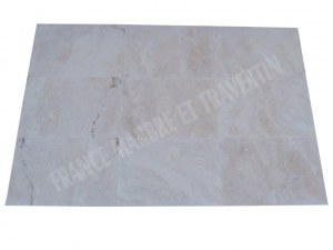 Travertin Ivoire 40x60x1,2 cm  Adouci & Rebouché