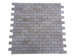 Travertin Ivoire Mosaïque 4,8x10 cm