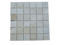 Travertin Ivoire Mosaique 4,8x4,8 cm