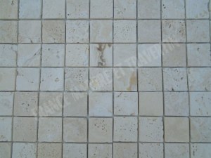 Travertin Ivoire Mosaique 4,8x4,8 cm