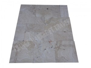 Travertin Ivoire Opus Romain Commercial