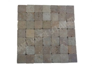 Travertin Jaune 10x10 cm