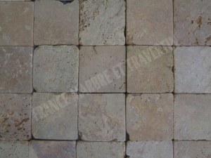 Travertin Jaune 10x10 cm