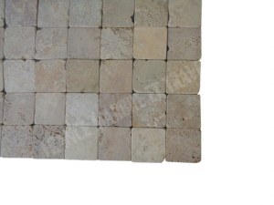 Travertin Jaune 10x10 cm