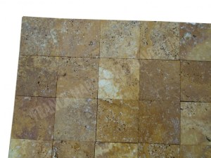 Travertin Jaune 10x10 cm