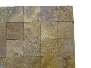 Travertin Jaune 10x10 cm