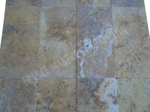 Carrelage travertin jaune 20x40x1.2cm 1er choix