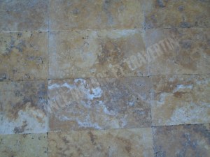 Carrelage travertin jaune 20x40x1.2cm 1er choix