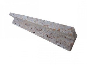 Travertin Jaune Baguette D'angle 15x3 cm