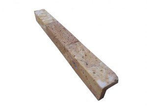Travertin Jaune Baguette D'angle 10x3 cm