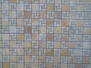 Travertin Jaune - Beige Mosaïque Modèle Nice