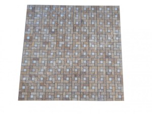 Travertin Jaune - Beige Mosaïque Modèle Target