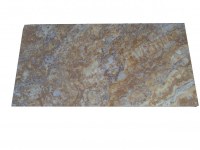 Travertin Jaune Margelle de Piscine Bord Droit 30,5x61 cm