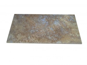 Travertin Jaune Margelle de Piscine Bord Ogee 30,5x61 cm