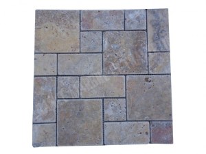 Travertin Jaune Mosaïque Modéle 3 Format