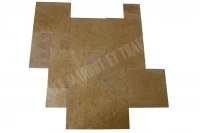 Travertin Jaune Or 3cm Opus Romain 1er Choix