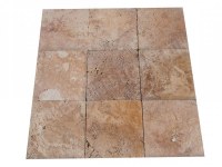 Travertin Jaune Or 40x40 cm 1er Choix