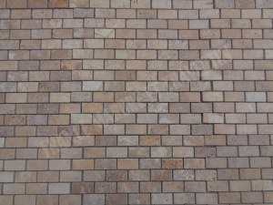 Travertin Jaune Mosaïque 2,3x4,8 cm