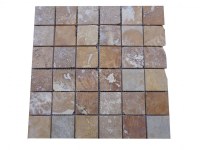 Travertin Jaune Mosaïque 4,8x4,8 cm
