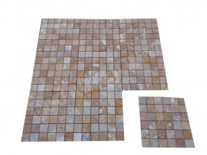 Travertin Jaune Mosaïque 4,8x4,8 cm