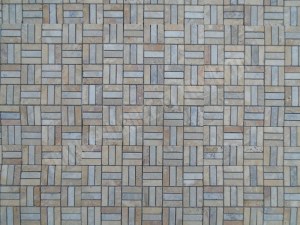 Travertin Jaune - Silver Mosaïque Modèle Lyon