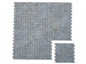 Travertin Jaune - Silver Mosaïque Modèle Bordeaux 2