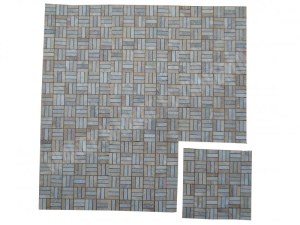 Travertin Jaune - Silver Mosaïque Modèle Lyon