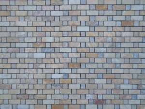 Travertin Jaune - Silver Mosaïque Modèle Bordeaux 1