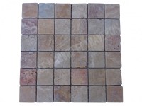 Travertin Jaune Valencia Mosaique 4,8x4,8 cm