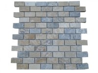 Travertin Multicolore Mosaïque 2,3x4,8 cm