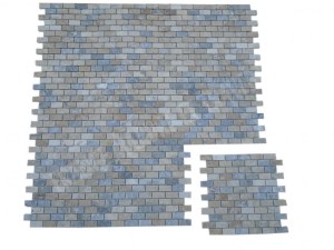 Travertin Multicolore Mosaïque 2,3x4,8 cm