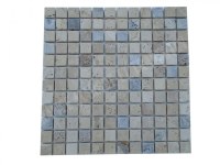 Travertin Multicolore Mosaïque 2,3x2,3 cm