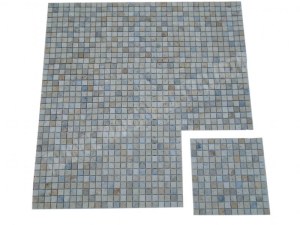 Travertin Multicolore Mosaïque 2,3x2,3 cm
