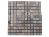 Travertin Multicolore Mosaïque 2,3x2,3 cm